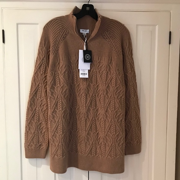 JONQUIL RAGLAN MOCK NECK SWEATER CARMELLO - Picture 1 of 6